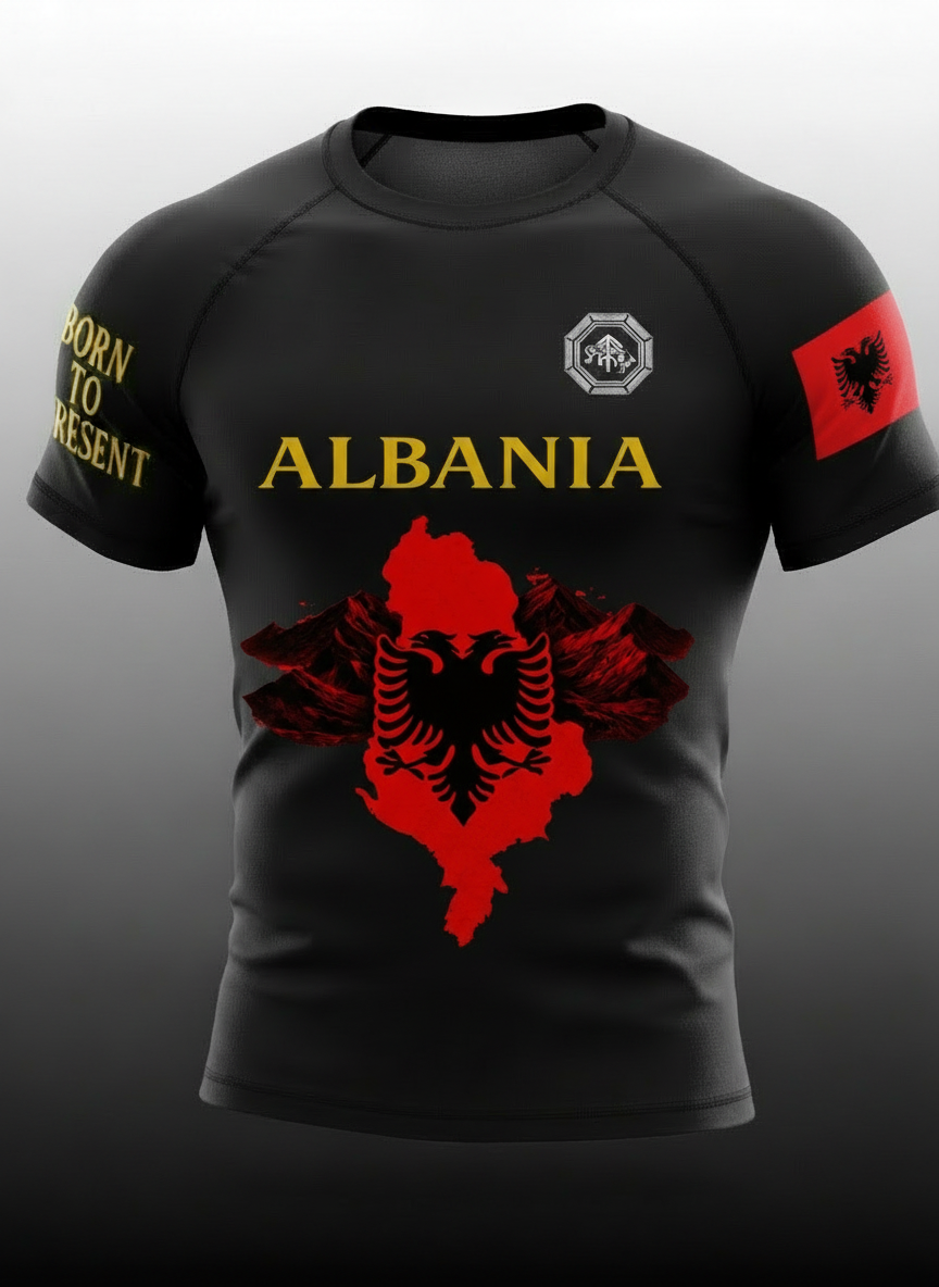Rashguard – ALBANIA Edition (Kurzarm) Albanien