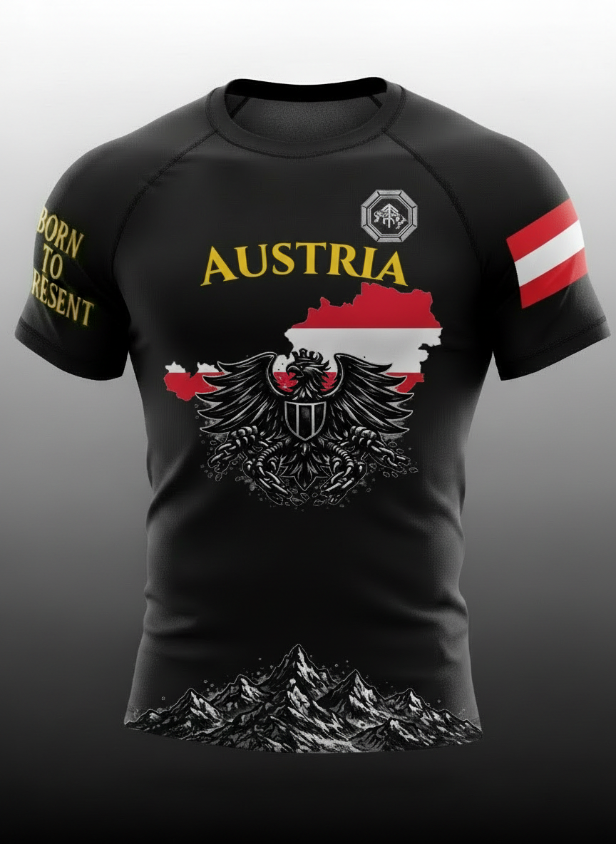 Rashguard – AUSTRIA Edition (Kurzarm) Österreich