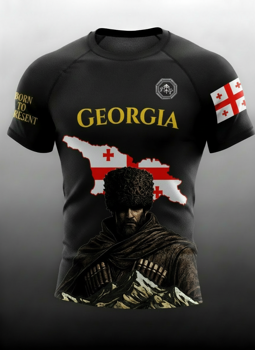 Rashguard – GEORGIA Edition (Kurzarm) Georgien