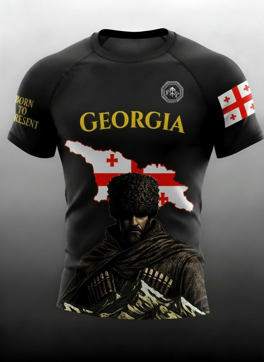 Rashguard – GEORGIA Edition (Kurzarm) Georgien