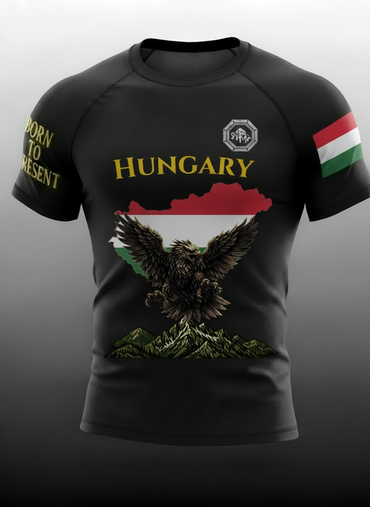 Rashguard – HUNGARY Edition (Kurzarm) Ungarn