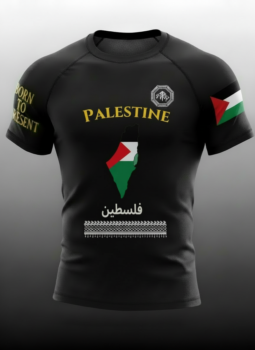 Rashguard – PALESTINE Edition (Kurzarm) Palästina